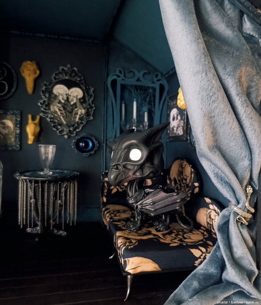 Расплескалась синева — Румбоксы и кукольные интерьеры: фото