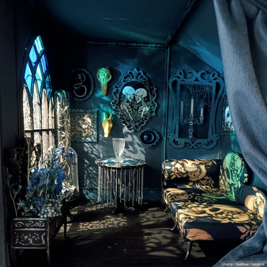 Расплескалась синева — Румбоксы и кукольные интерьеры: фото