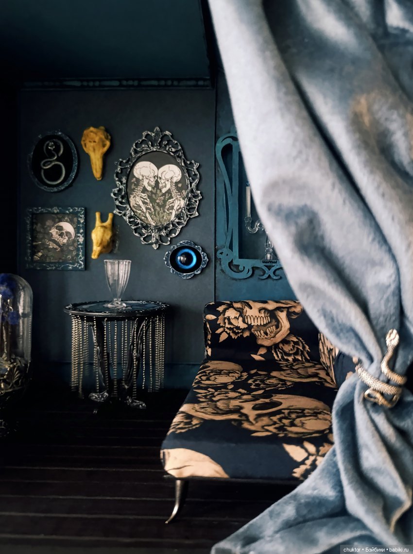 Расплескалась синева — Румбоксы и кукольные интерьеры: фото