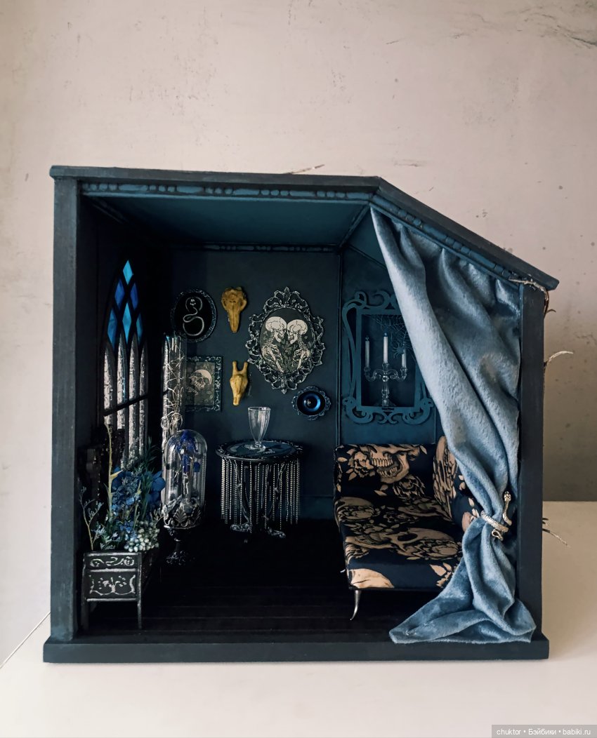 Расплескалась синева — Румбоксы и кукольные интерьеры: фото