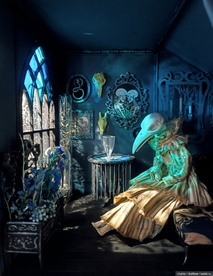 Расплескалась синева — Румбоксы и кукольные интерьеры: фото