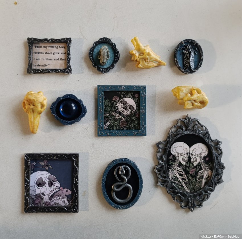 Расплескалась синева — Румбоксы и кукольные интерьеры: фото