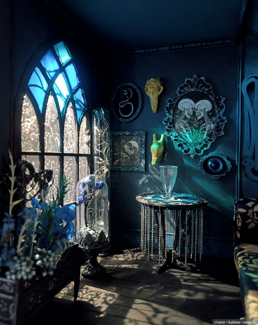 Расплескалась синева — Румбоксы и кукольные интерьеры: фото