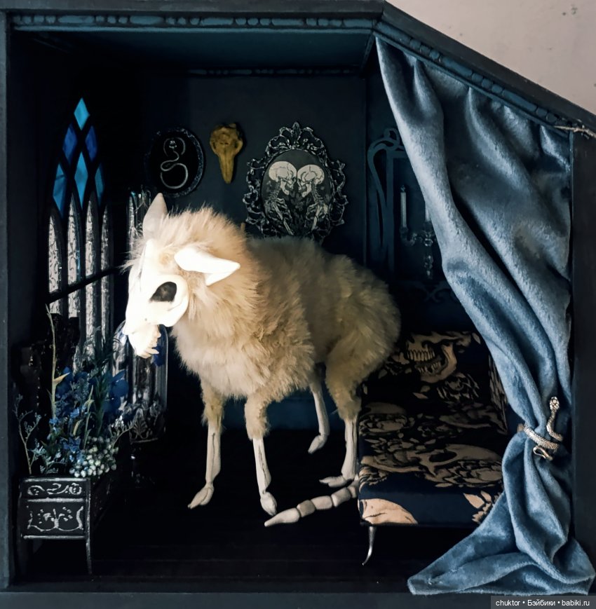 Расплескалась синева — Румбоксы и кукольные интерьеры: фото