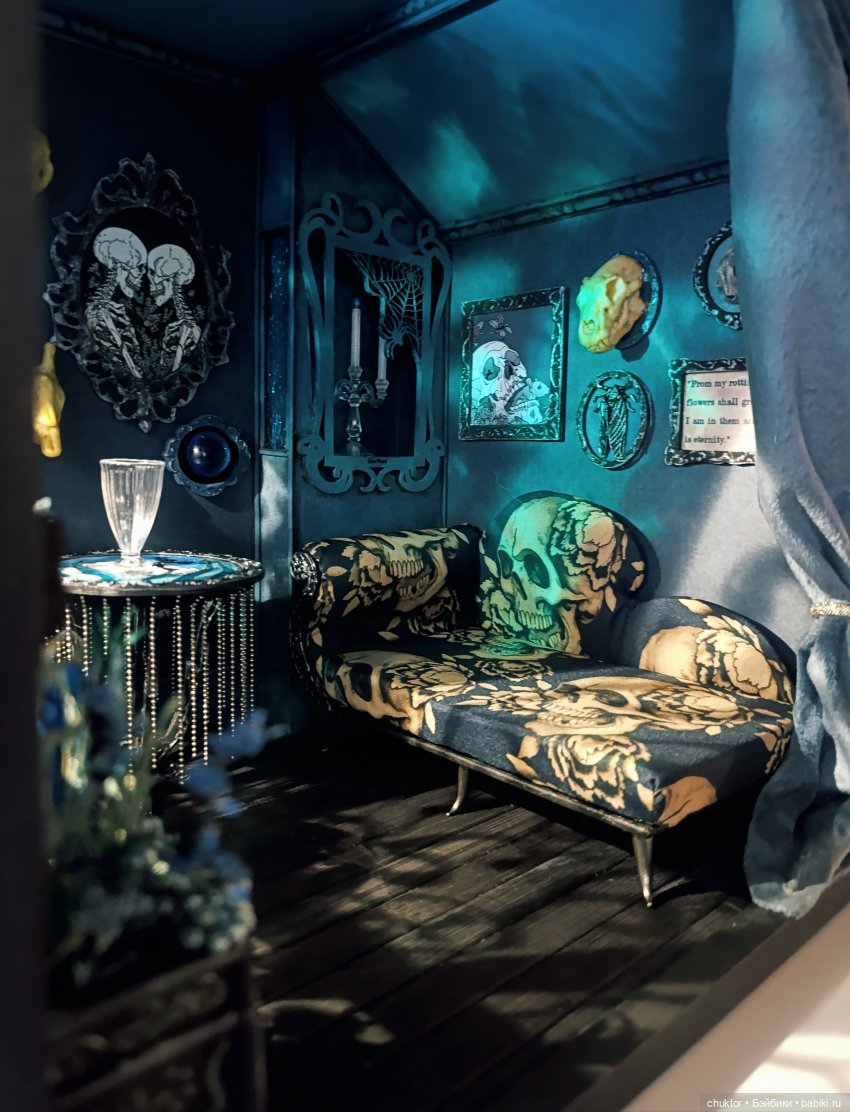 Расплескалась синева — Румбоксы и кукольные интерьеры: фото