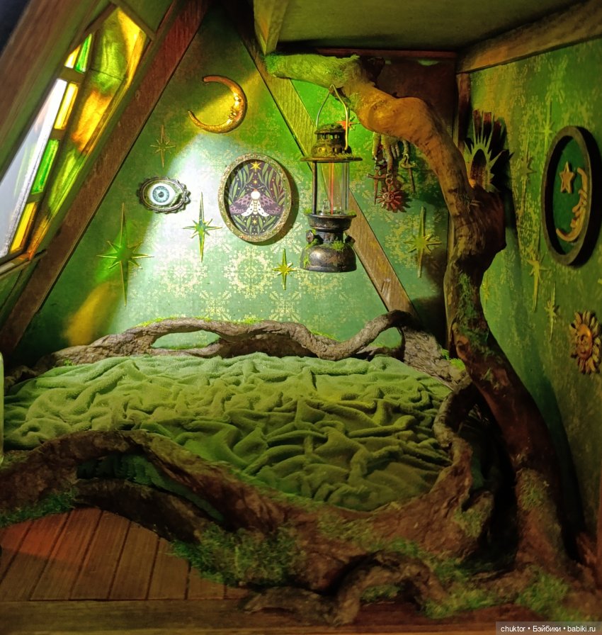 Зелёное — Румбоксы и кукольные интерьеры: фото