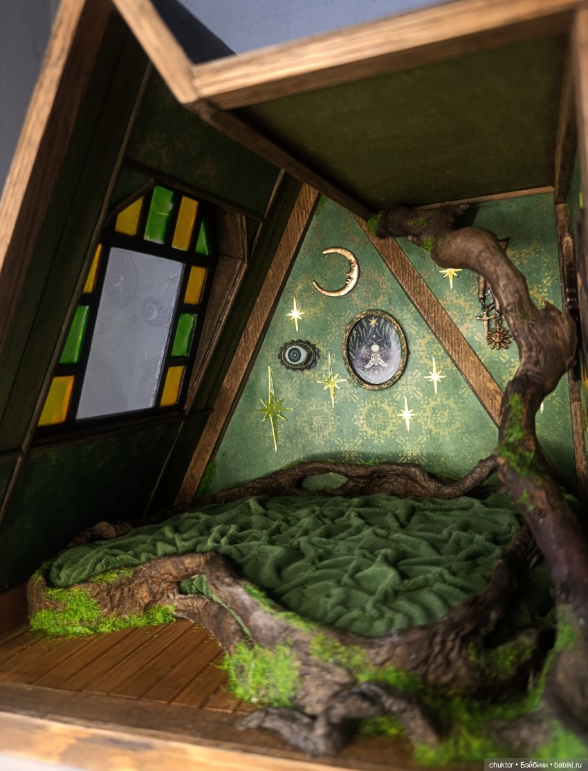 Зелёное — Румбоксы и кукольные интерьеры: фото