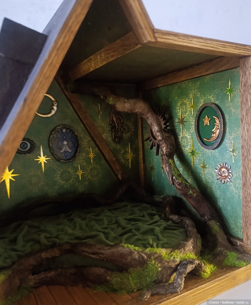 Зелёное — Румбоксы и кукольные интерьеры: фото