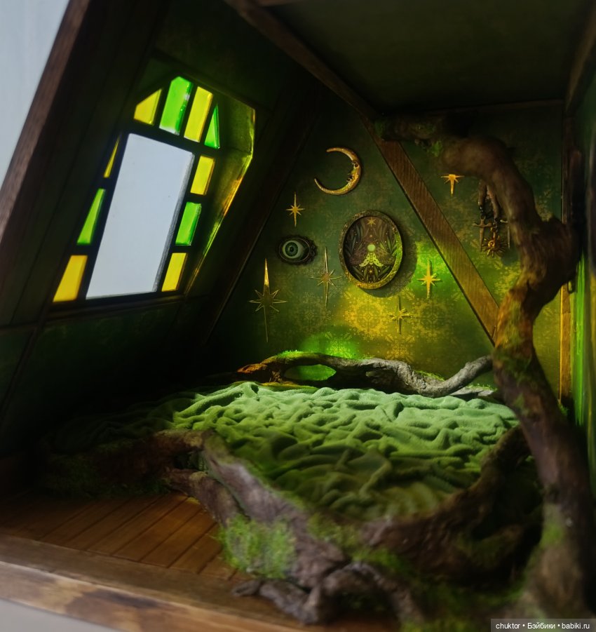 Зелёное — Румбоксы и кукольные интерьеры: фото