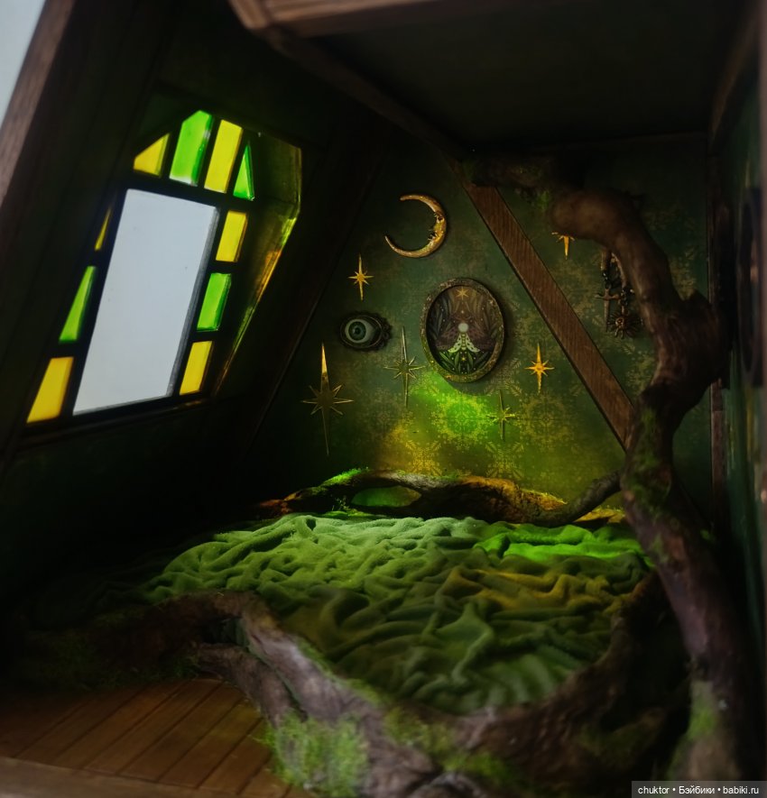 Зелёное — Румбоксы и кукольные интерьеры: фото