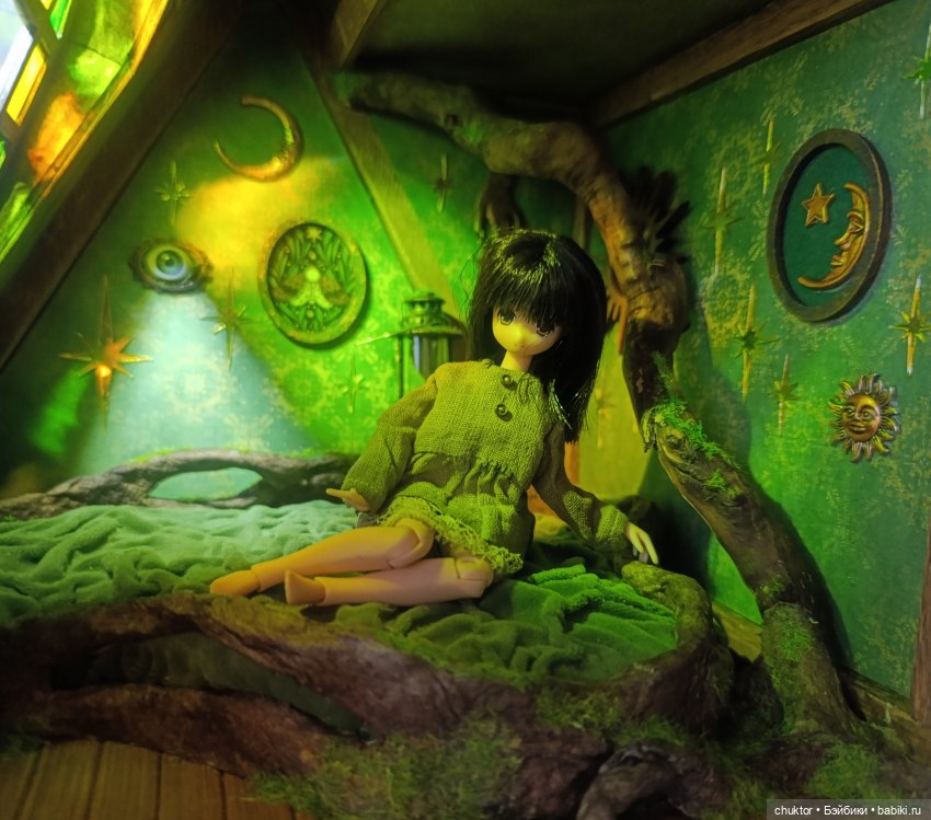 Зелёное — Румбоксы и кукольные интерьеры: фото