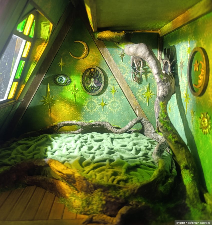 Зелёное — Румбоксы и кукольные интерьеры: фото