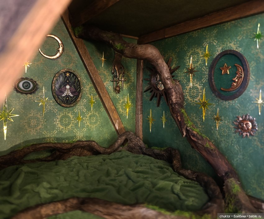 Зелёное — Румбоксы и кукольные интерьеры: фото