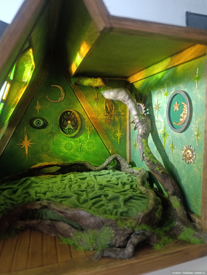 Зелёное — Румбоксы и кукольные интерьеры: фото