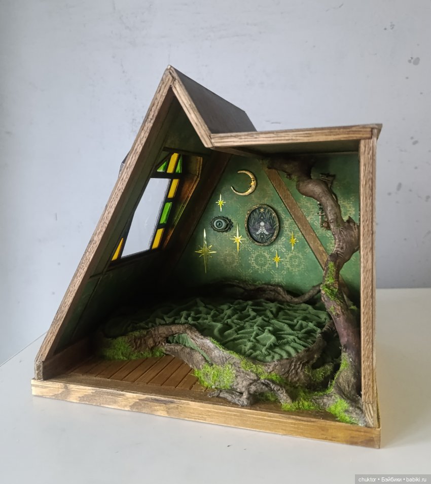 Зелёное — Румбоксы и кукольные интерьеры: фото