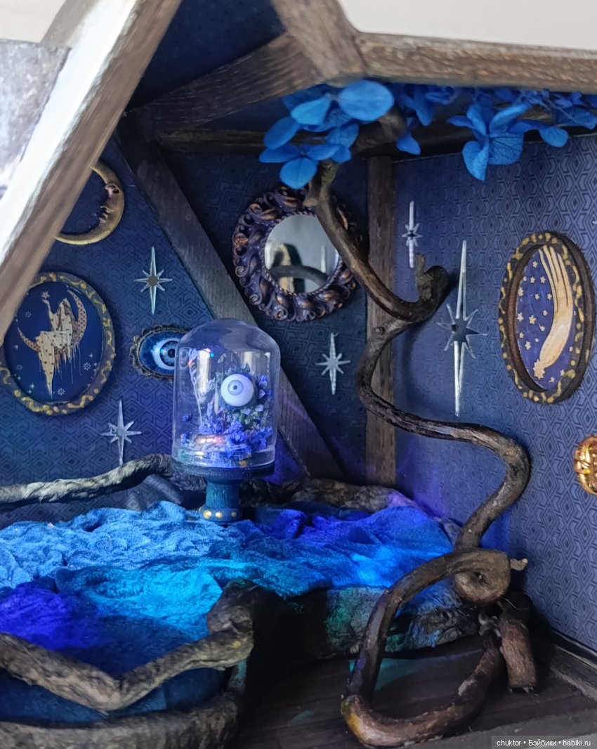 Синее — Румбоксы и кукольные интерьеры: фото