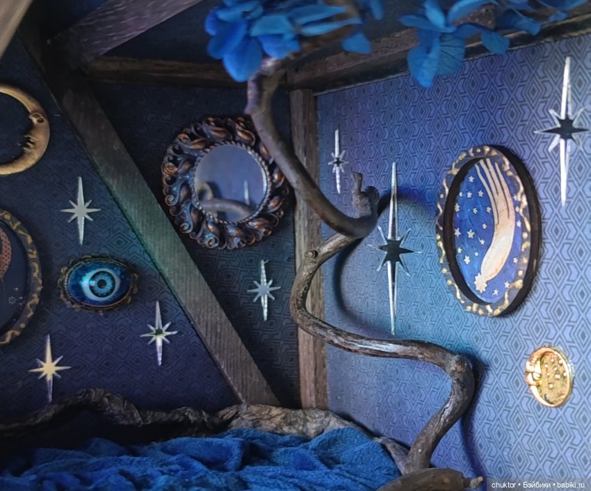 Синее — Румбоксы и кукольные интерьеры: фото