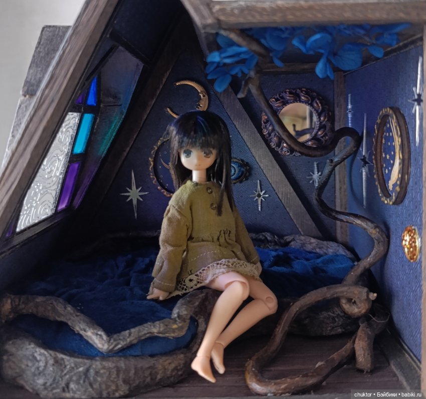 Синее — Румбоксы и кукольные интерьеры: фото