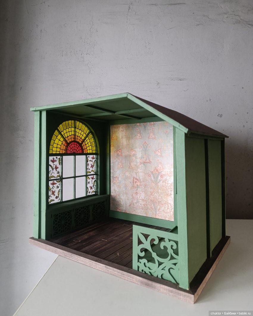 Почти зеленый — Румбоксы и кукольные интерьеры: фото (фото 2)