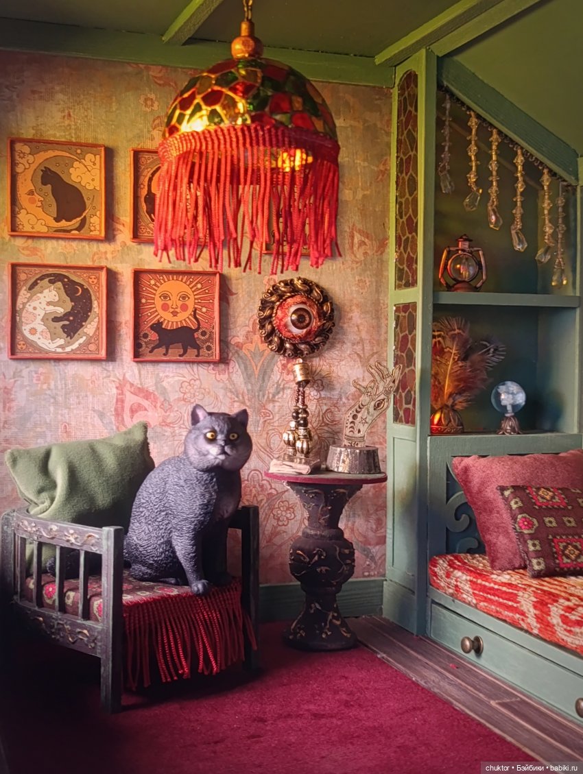 Почти зеленый — Румбоксы и кукольные интерьеры: фото