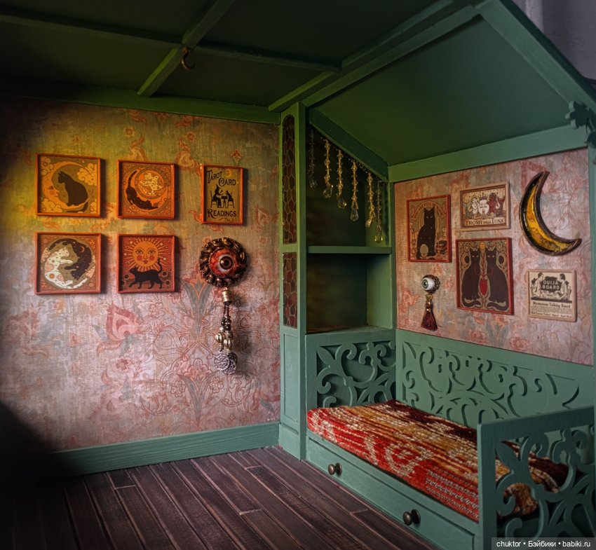 Почти зеленый — Румбоксы и кукольные интерьеры: фото