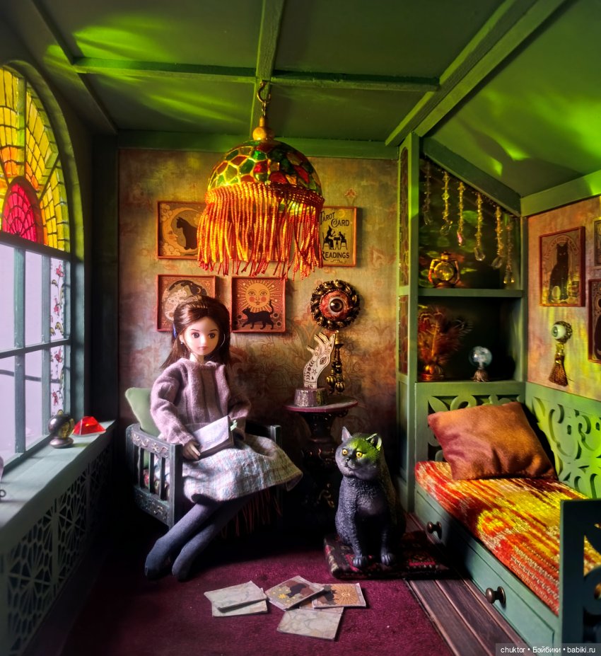 Почти зеленый — Румбоксы и кукольные интерьеры: фото