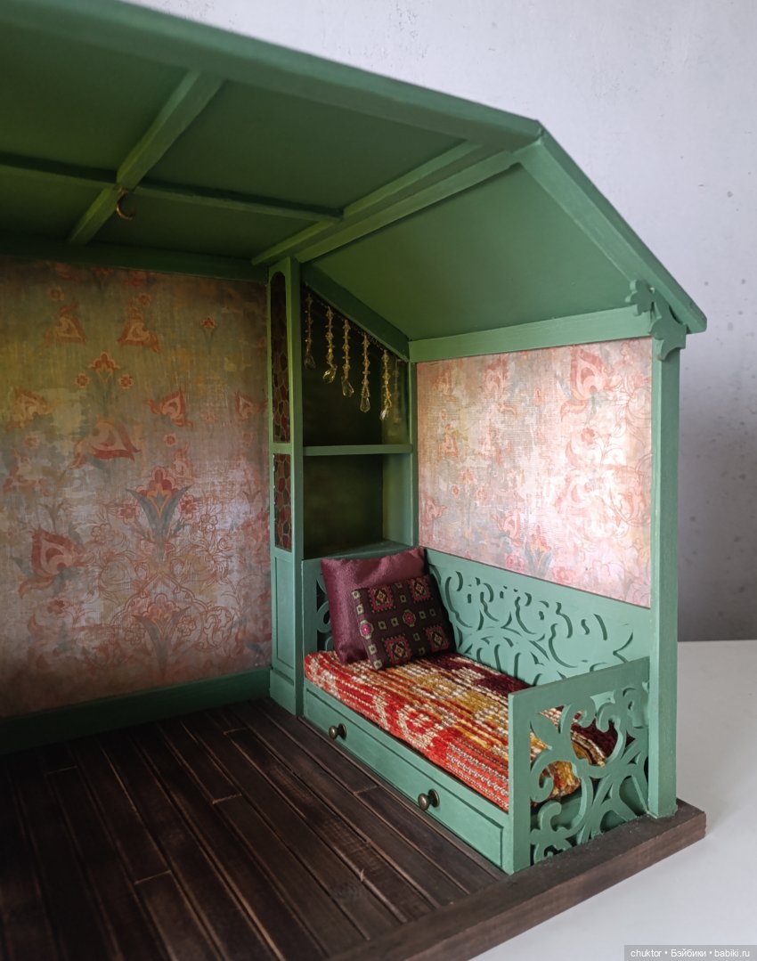 Почти зеленый — Румбоксы и кукольные интерьеры: фото (фото 6)