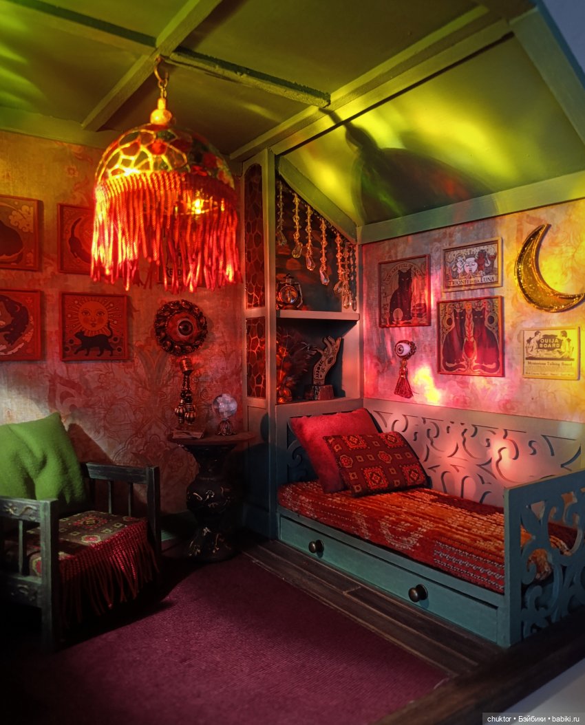 Почти зеленый — Румбоксы и кукольные интерьеры: фото