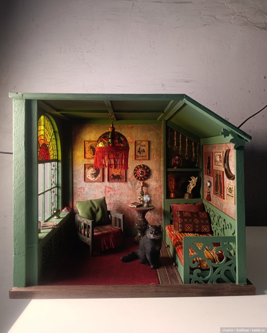 Почти зеленый — Румбоксы и кукольные интерьеры: фото