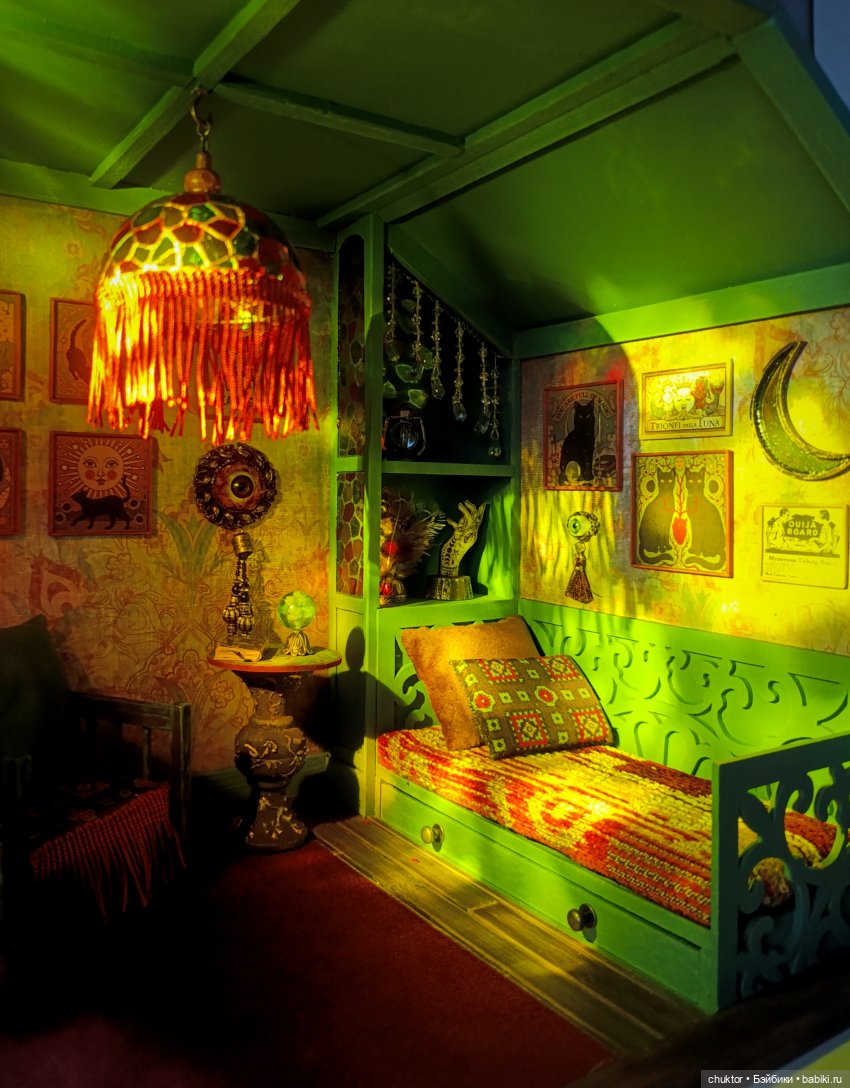 Почти зеленый — Румбоксы и кукольные интерьеры: фото