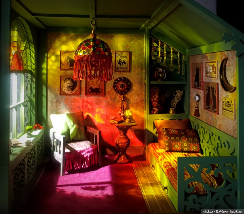 Почти зеленый — Румбоксы и кукольные интерьеры: фото