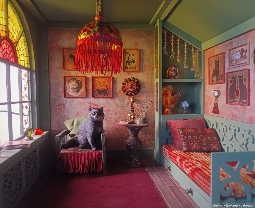 Почти зеленый — Румбоксы и кукольные интерьеры: фото