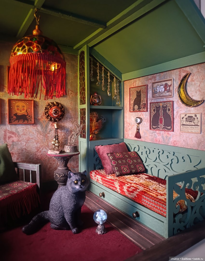 Почти зеленый — Румбоксы и кукольные интерьеры: фото