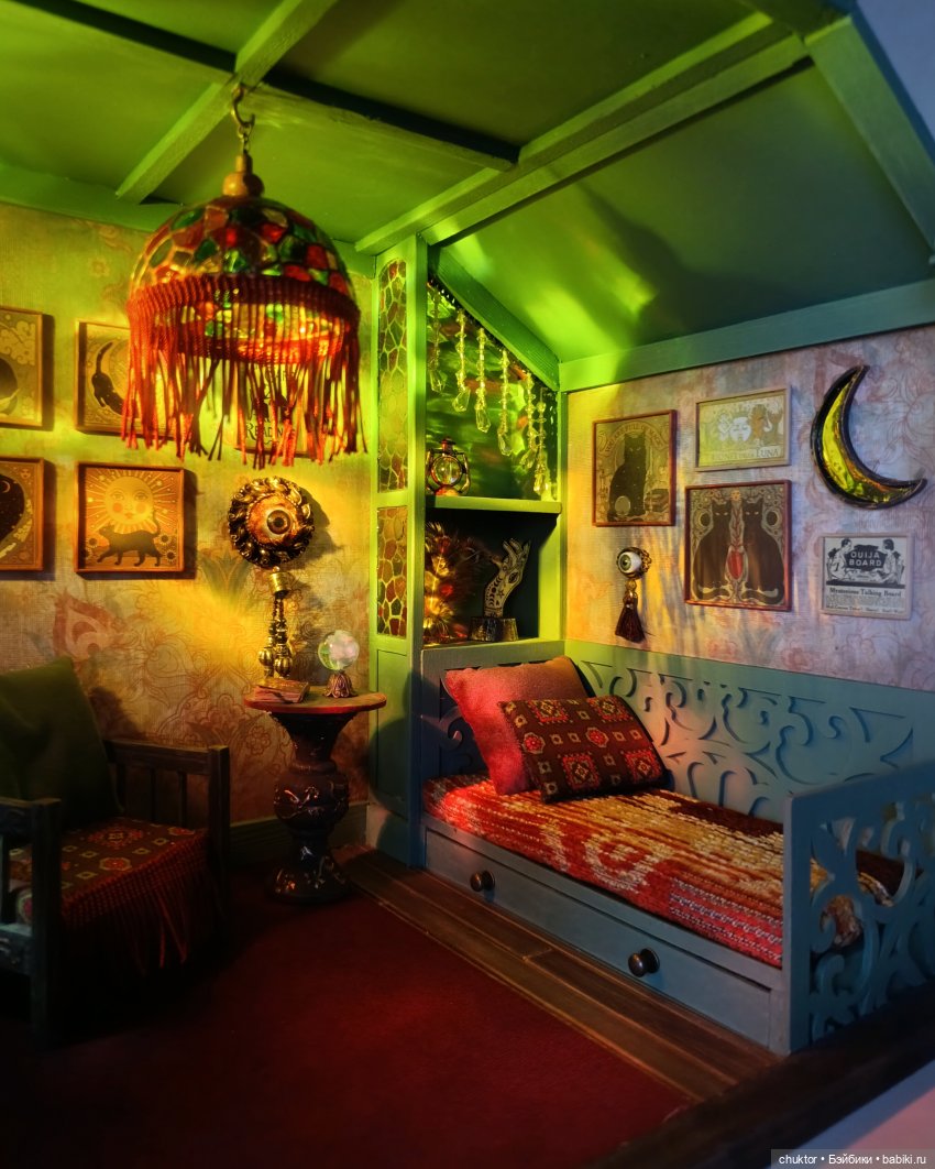 Почти зеленый — Румбоксы и кукольные интерьеры: фото