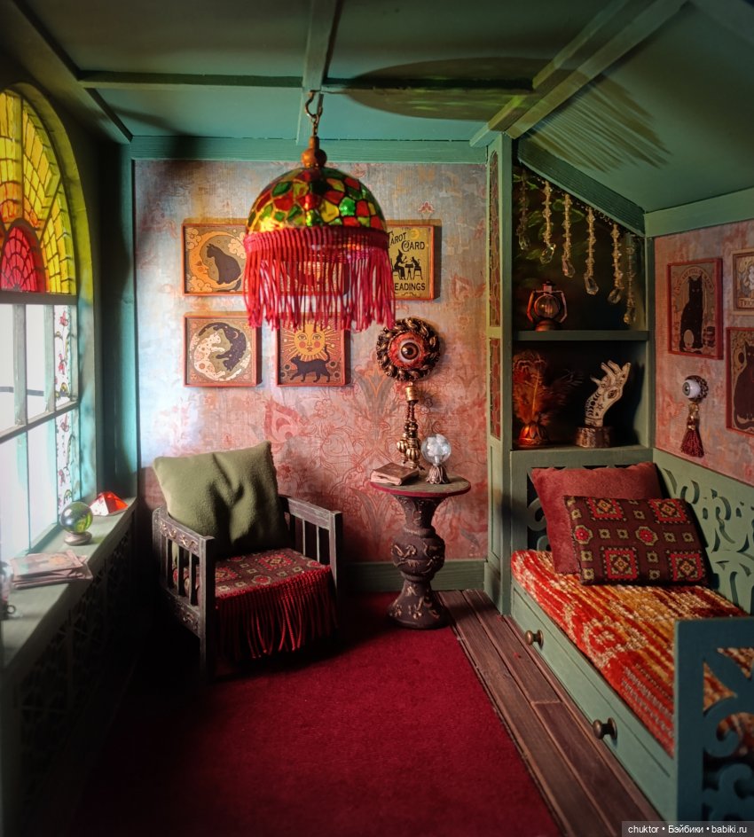 Почти зеленый — Румбоксы и кукольные интерьеры: фото