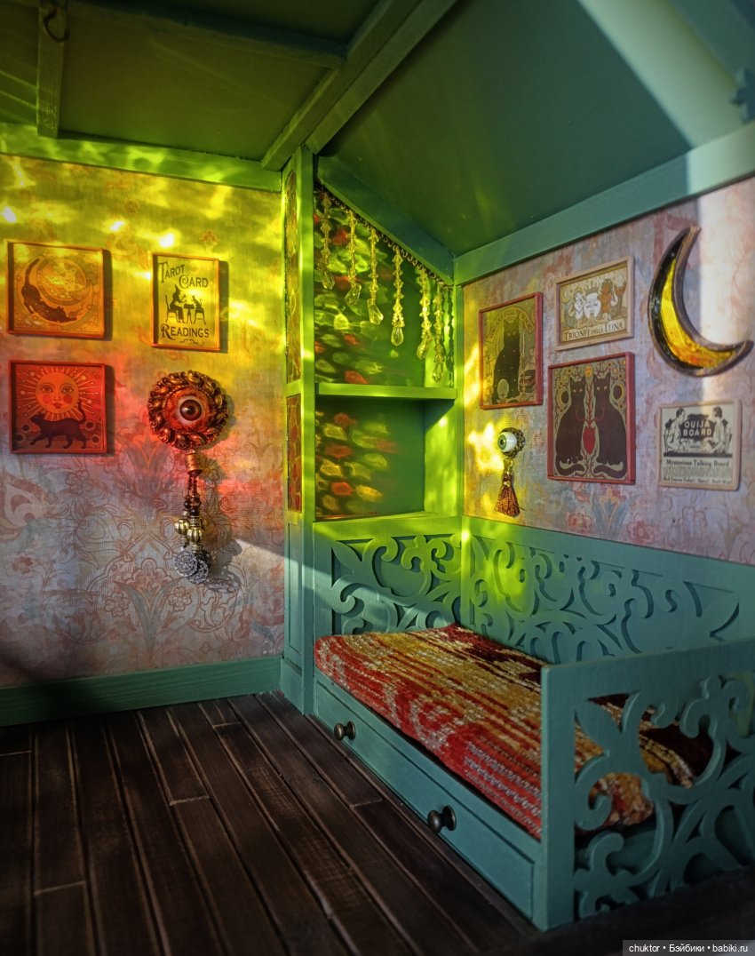 Почти зеленый — Румбоксы и кукольные интерьеры: фото