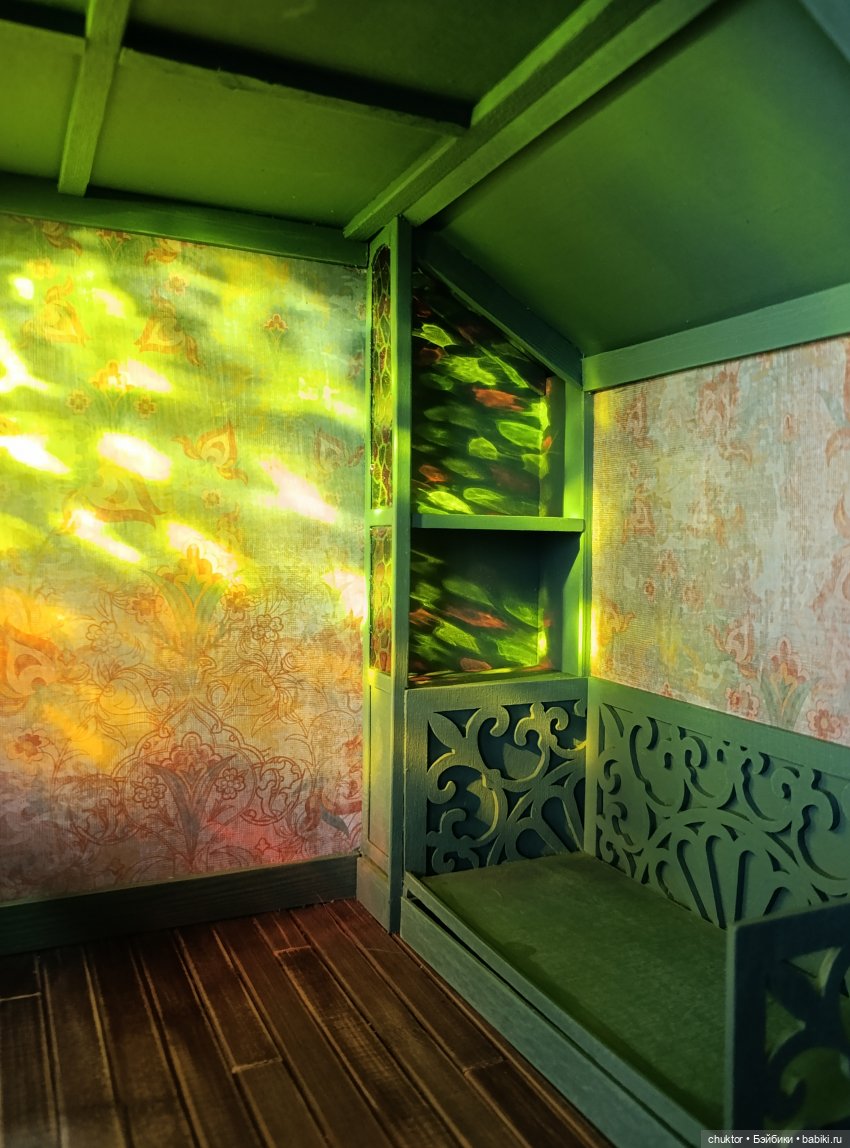 Почти зеленый — Румбоксы и кукольные интерьеры: фото