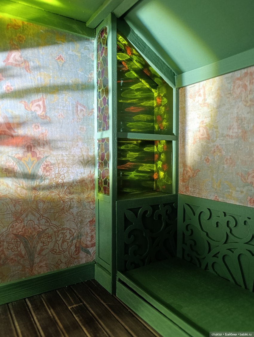 Почти зеленый — Румбоксы и кукольные интерьеры: фото