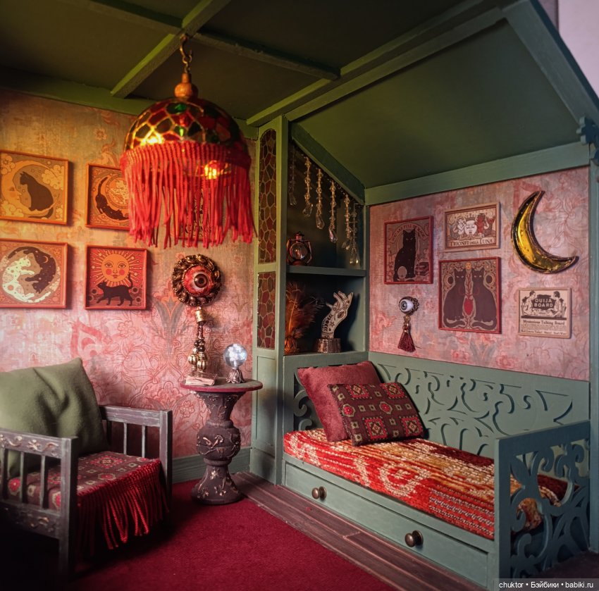 Почти зеленый — Румбоксы и кукольные интерьеры: фото