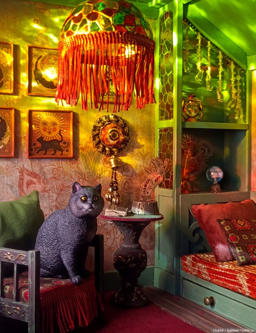 Почти зеленый — Румбоксы и кукольные интерьеры: фото