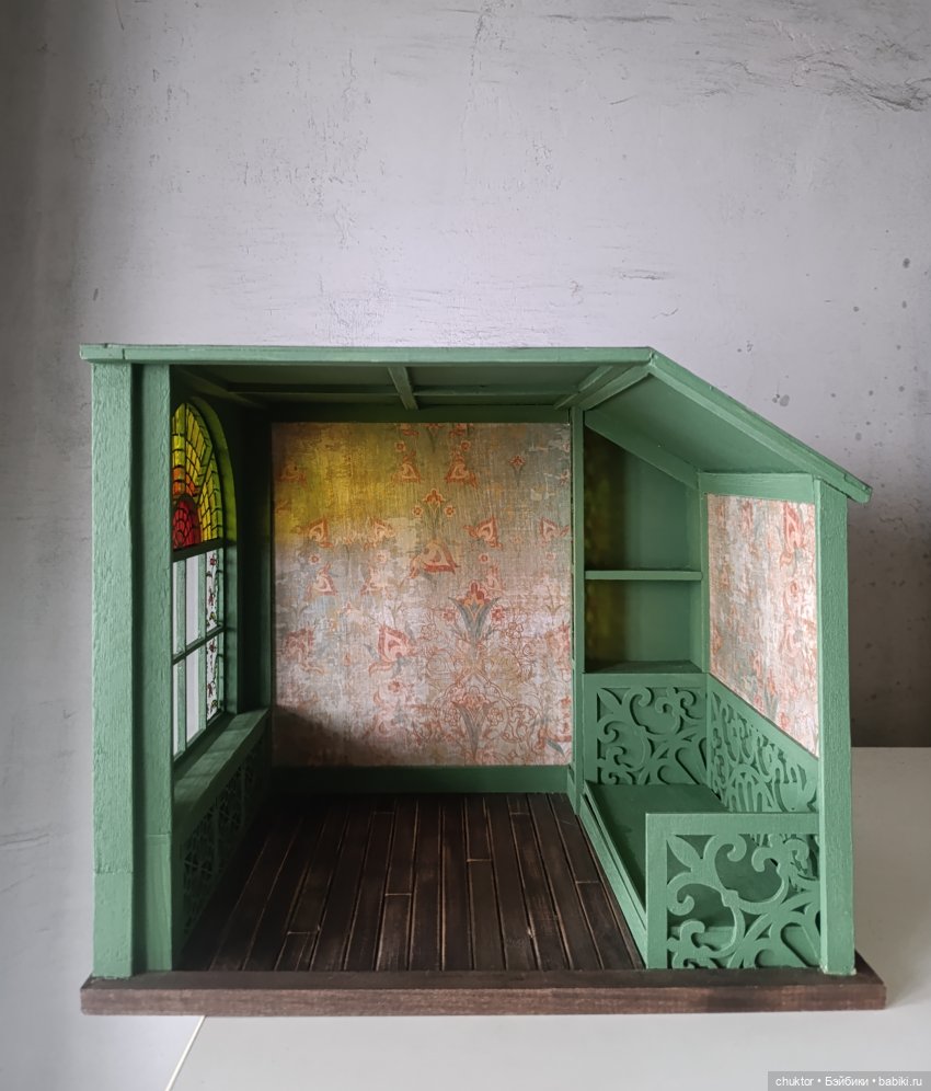 Почти зеленый — Румбоксы и кукольные интерьеры: фото