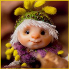 Эльфишка Йоханн. Житель Волшебного леса. Мини кукла