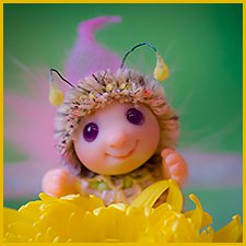 Жужик Пинки. Авторская куколка ©Инесса Кирьянова