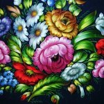 Жостовская роспись