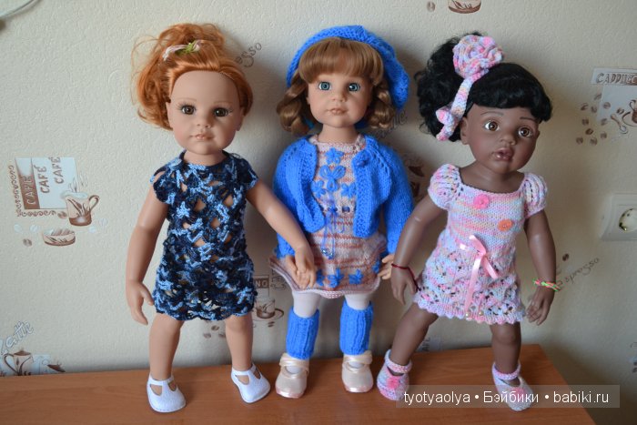 Аиша, Любаша и Лада, куклы Готц | Бэйбики Аиша, Любаша и Лада, куклы Готц
