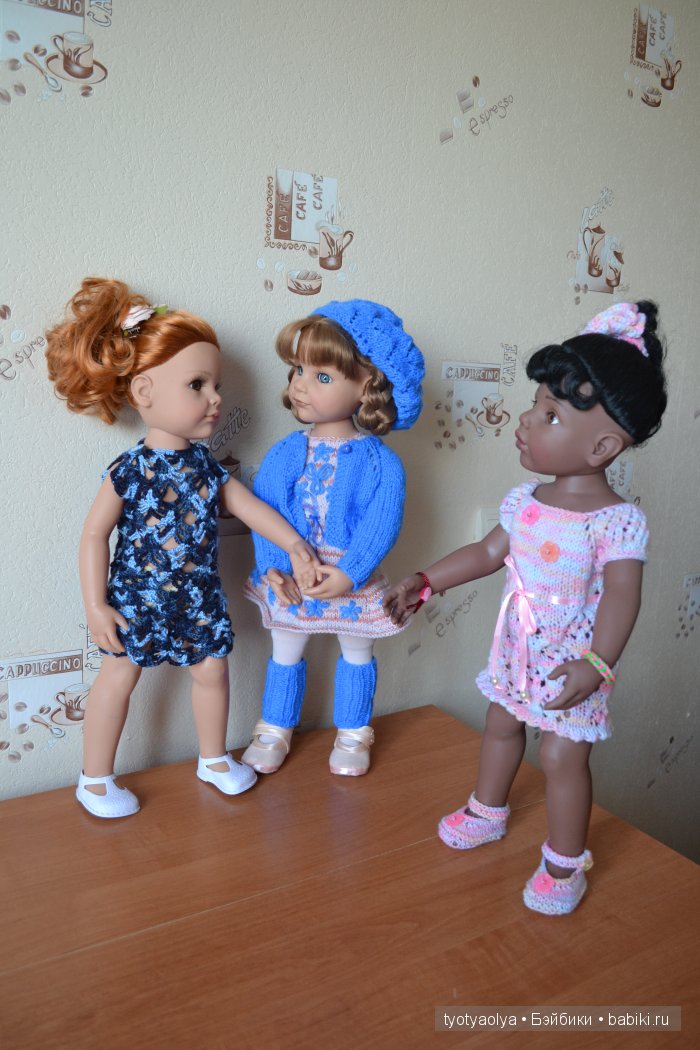Аиша, Любаша и Лада, куклы Готц | Бэйбики Аиша, Любаша и Лада, куклы Готц