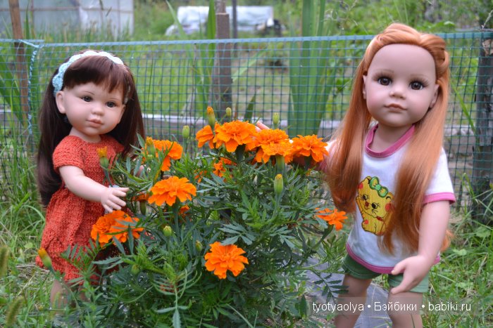 Как мы летом отдыхали. Часть 1. Куклы Готц и Паола Рейна