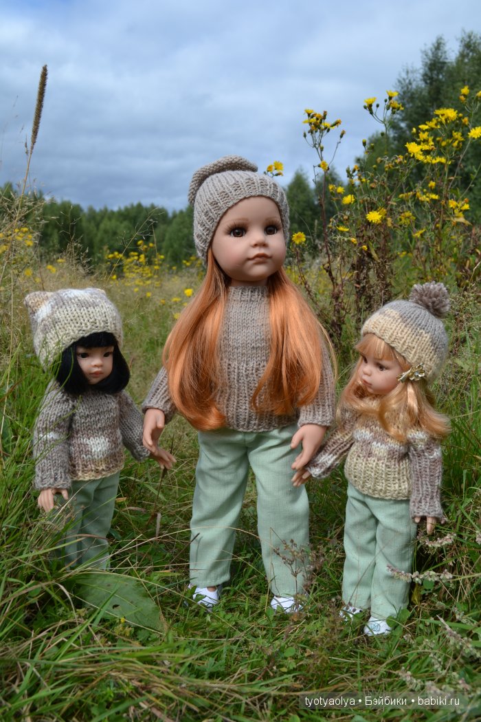 Как мы летом отдыхали. Часть 2. Куклы Готц и Паола Рейна