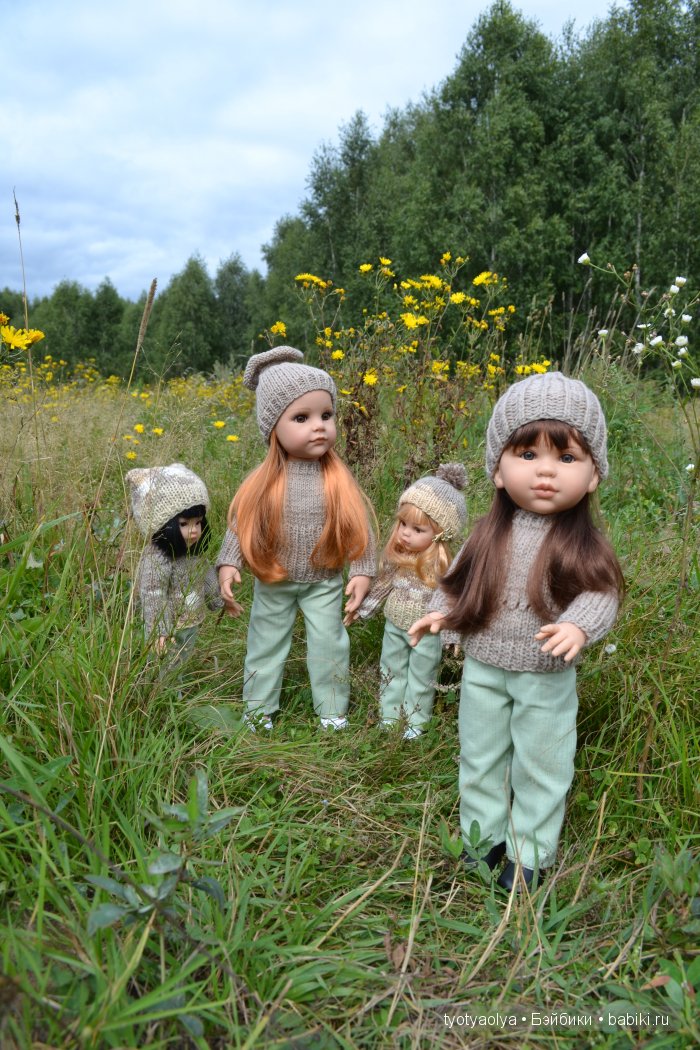 Как мы летом отдыхали. Часть 2. Куклы Готц и Паола Рейна