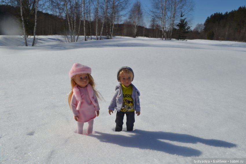 Солнечная весенняя прогулка